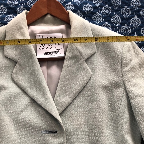 SALE! Vintage Moschino Cheap & Chic Women’s Sz. 8 Seafoam - Picture 12 of 17